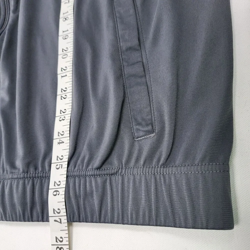 Nike Men's Practice Grey Basketball Zip-Up Training Jacket ‎ Size Large Pockets